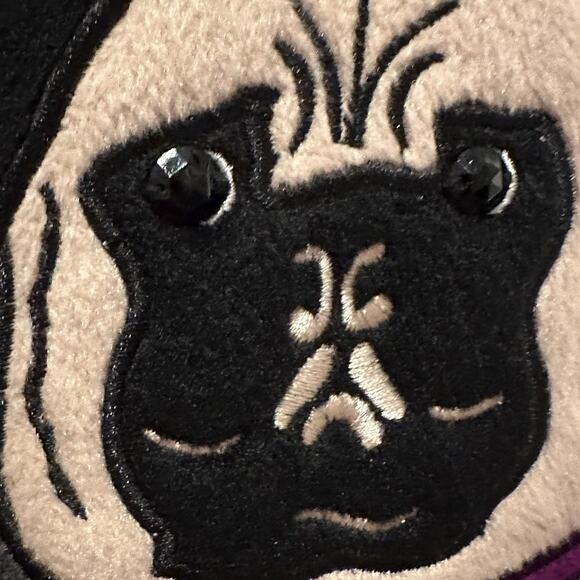 Vintage Lulu Guinness Adorable Wool Pug Bag HTF EUC - Picture 8 of 9